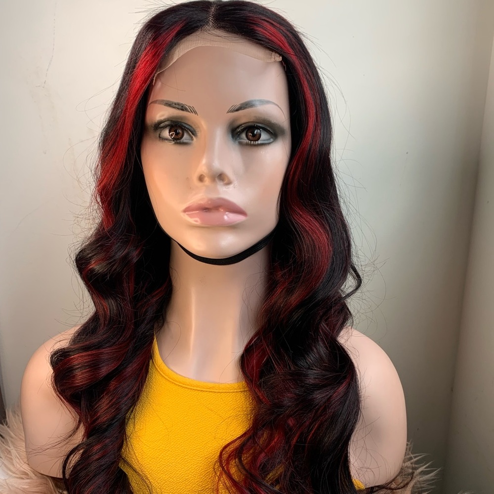 Body waves virgin human closure 4*4 lace wig